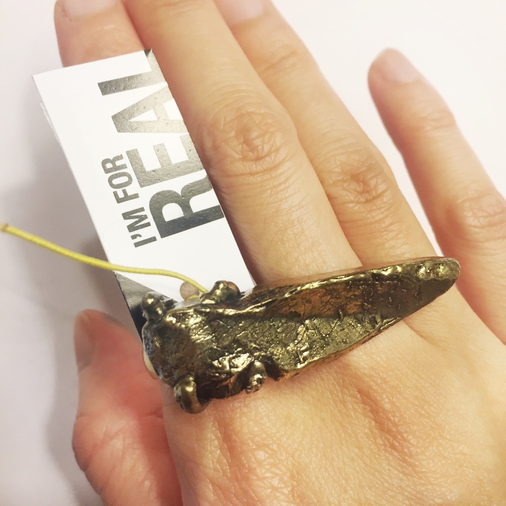 BCBGENERATION RING ARROW GOLD PLATED BOHO ONE SIZE - Picture 4 of 9